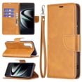 thumbnail image 1 of Wallet Case for Samsung S20 FE, Retro Solid Color Premium Leather Credit Card Holder Wallet RFID Blocking Case with Wrist Strap Stand Magnetic Flip Cover for Samsung Galaxy S20 FE, Yellow, 1 of 9