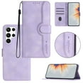 thumbnail image 1 of Wallet Case for Samsung S20 Ultra, with Card Slots [RFID Blocking],Durable Flip Folio Kickstand Magnetic Closure Leather Wallet Wrist Strap Women Men Case for Samsung Galaxy S20 Ultra, Purple, 1 of 10