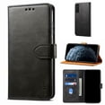 thumbnail image 1 of Wallet Case for Samsung S21 FE 5G 6.4" 2021 Release, Allytech Card Holder Flip Cover Scratch-Free Magnetic Button Folding Book Style Stand Phone Case for Samsung Galaxy S21 FE 6.4", Black, 1 of 1