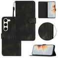 thumbnail image 1 of Wallet Case for Samsung S21 FE, with Card Slots [RFID Blocking],Durable Flip Folio Kickstand Magnetic Closure Leather Wallet Wrist Strap Women Men Case for Samsung Galaxy S21 FE, Black, 1 of 10