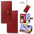 thumbnail image 1 of Wallet Case for Samsung S8 Plus Magnetic Clasp Folio Kickstand Premium Leather Case with Hand Strap, [RFID Blocking] Credit Card Slots Shockproof TPU Inner Cover for Samsung Galaxy S8 Plus, Red, 1 of 8