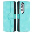 thumbnail image 1 of Wallet Case for Samsung Z Fold 3, with Card Slots [RFID Blocking],Durable Flip Folio Kickstand Magnetic Closure Leather Wallet Wrist Strap Women Men Case for Samsung Galaxy Z Fold 3, Green, 1 of 5
