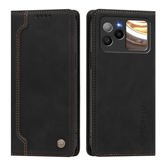 Wallet Case for BLU Bold N4,PU Leather Flip Phone Case with 2 Card Slots Cash Pocket, Strong Magnetic Closure Kickstand Protective Folio Cover.D01