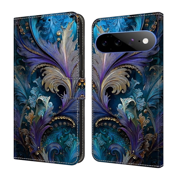 Wallet Case for Google Pixel 11/Pixel 11 Pro , Crystal PU Leather Folio ...