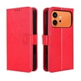 thumbnail image 1 of Wallet Case for Honor 600 Pro with Card Holder, PU Leather Flip Phone Case with Kickstand Magnetic Closure Wrist Strap Red, 1 of 5