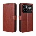 thumbnail image 1 of Wallet Case for Nothing Phone 4A Pro with Card Holder, PU Leather Flip Phone Case with Kickstand Magnetic Closure Wrist Strap Brown, 1 of 5