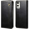 thumbnail image 1 of Wallet Case for OnePlus 9 Pro, Folio Flip PU Leather Magnetic Buckle Slim Back Cover Built-in Card Holder Slot and Stand for OnePlus 9 Pro 5G (Black), 1 of 7