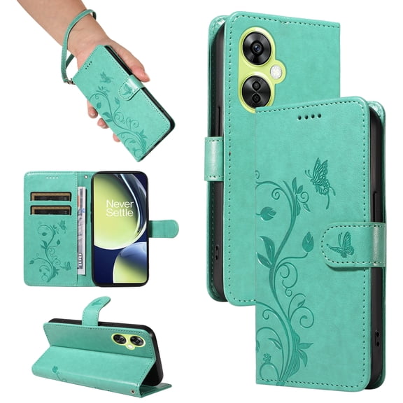 Wallet Case for OnePlus Nord CE 3 Lite 5G, PU Leather Card Slots with Magnetic Closure Shockproof Cover for OnePlus Nord CE 3 Lite 5G