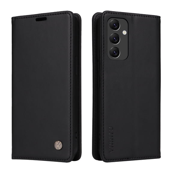 Wallet Case for Samsung Galaxy A14 5G, Kickstand and 2 Card Slots, Shockproof and Scratch Resistant, Black