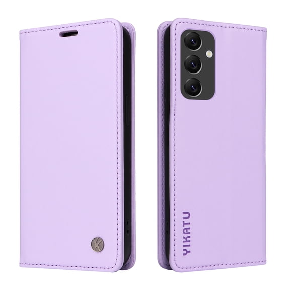 Wallet Case for Samsung Galaxy A14 5G, Kickstand and 2 Card Slots, Shockproof and Scratch Resistant, Purple