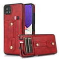 thumbnail image 1 of Wallet Case for Samsung Galaxy A22 5G, Dteck Soft PU Leather Credit Card Holder Hand Strap Shockproof Protective Case For Samsung Galaxy A22 5G,Red, 1 of 7