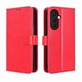 thumbnail image 1 of Wallet Case for Samsung Galaxy A37 5G with Card Holder, PU Leather Flip Phone Case with Kickstand Magnetic Closure Wrist Strap Red, 1 of 5
