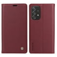 thumbnail image 1 of Wallet Case for Samsung Galaxy A52, Kickstand and 2 Card Slots, Shockproof and Scratch Resistant, Red, 1 of 15