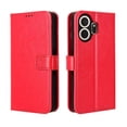 thumbnail image 1 of Wallet Case for TCL NxtPaper 70 Pro 5G with Card Holder, PU Leather Flip Phone Case with Kickstand Magnetic Closure Wrist Strap Red, 1 of 5