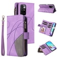 thumbnail image 1 of Wallet Case for Xiaomi Redmi 10 Prime 2022, PU Leather Zipper Storage Bag Kickstand Shockproof Flip Cover for Xiaomi Redmi 10 Prime 2022, 1 of 5