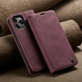 thumbnail image 1 of Wallet Case for iPhone 14 Plus（6.7"） for Men Women Girls, Kickstand Folio Flip Phone Case with Card Holder for Apple iPhone 14 Plus（6.7"） 2022, Wine, 1 of 9
