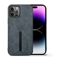 thumbnail image 1 of Wallet Case for iPhone 16 Pro Max, Retro PU Leather [Slim & Lightweight] Back Card Holder Shockproof Anti-Drop Case for iPhone 16 Pro Max - Gray, 1 of 6