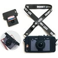 thumbnail image 1 of Wallet Case for iPhone X/Xs, Cute Camera Design, Purse Flip Card Pouch Stand Holder Cover Case with Long Shoulder Strap (Gray, iPhone X/Xs), 1 of 14
