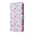 thumbnail image 1 of Wallet Case for iPhone 11 Pro Max 6.5 Inch, Flower Pattern PU Leather Kickstand Feature Wrist Strap Phone Case with Card Slots Holder Magnetic Flip Folio Protective Shockproof Cover,Butterfly Flower, 1 of 8