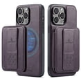 thumbnail image 1 of Wallet Case for iPhone 11 Pro Max, Compatible with MagSafe for Men Women, Detachable Magnetic Clasp Wallet Phone Case with Card Slots Holder RFID Blocking for iPhone 11 Pro Max, Purple, 1 of 13