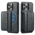 thumbnail image 1 of Wallet Case for iPhone 11 Pro Max, Compatible with MagSafe for Men Women, Detachable Magnetic Clasp Wallet Phone Case with Card Slots Holder RFID Blocking for iPhone 11 Pro Max, Black, 1 of 13