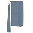 thumbnail image 1 of Wallet Case for iPhone 12 Pro / 12, Soft TPU Woven Pattern Texture Case with Kickstand Card Slots Magnet Wrist Strap Cover for iPhone 12 Pro / 12 6.1",Grey, 1 of 10