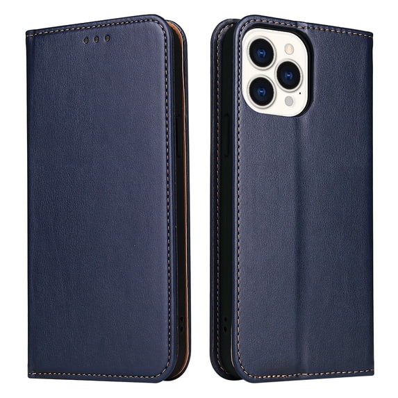 Wallet Case For iPhone 13 Pro, Case Wallet-High Quality Leather Magnetic Closure Case-RFID Blocking Card Holders-Shockproof TPU Shell Folio Cover Women Men For iPhone 13 Pro, Blue