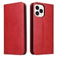 thumbnail image 1 of Wallet Case For iPhone 13 Pro, Case Wallet-High Quality Leather Magnetic Closure Case-RFID Blocking Card Holders-Shockproof TPU Shell Folio Cover Women Men For iPhone 13 Pro, Red, 1 of 7