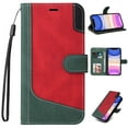 thumbnail image 1 of Wallet Case for iPhone 13 Pro Max, Buisiness Luxury PU Leather Credit Card Slots Holder Kickstand Magnetic Clasp Phone Cover with Soft Silicone Inner Shockproof Drop Resistant Case,Green, 1 of 7