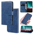 thumbnail image 1 of Wallet Case for iPhone 13 Pro Max, Business Drop Protective Premium PU Leather Case with Card Slots & Cash Pocket Kickstand Durable Shockproof Flip Case Cover for iPhone 13 Pro Max, Darkblue, 1 of 8