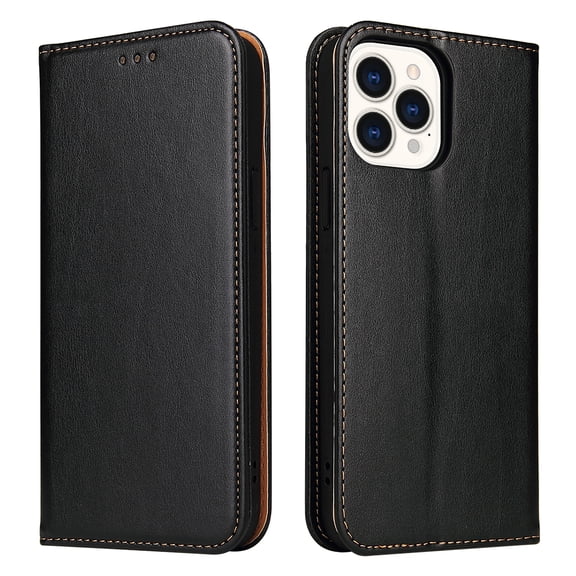 Wallet Case For iPhone 13 Pro Max, Case Wallet-High Quality Leather Magnetic Closure Case-RFID Blocking Card Holders-Shockproof TPU Shell Folio Cover Women Men For iPhone 13 Pro Max, Black