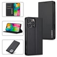 thumbnail image 1 of Wallet Case for iPhone 13 Pro Max, Classic Shockproof PU Leather Magnetic Flip Cover with Card Holder Stand Feature and Full Body Protection Phone Case Cover for iPhone 13 Pro Max, Black, 1 of 13