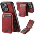 thumbnail image 1 of Wallet Case for iPhone 13 Pro Max, Compatible with MagSafe Magnetic Detachable Premium PU Leather Flip Case Cover with Card Slots Holder Kickstand for iPhone 13 Pro Max 6.7 Inch - Red, 1 of 14