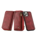 thumbnail image 1 of Wallet Case for iPhone 13 Pro Max, PU Leather Flip Folio Wallet Case with Card Slot Crossbody Strap Wristlet Strap Magnetic Cover for iPhone 13 Pro Max(6.7 Inch),Red, 1 of 11