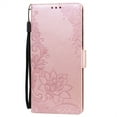 thumbnail image 1 of Wallet Case for iPhone 13 Pro, PU Leather Flower Embossed Shockproof Protective Folio Case with Card Slots Kickstand Magnetic Flip Phone Cover for iPhone 13 Pro(6.1 inch),Rosegold, 1 of 9