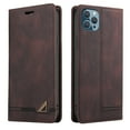 thumbnail image 1 of Wallet Case for iPhone 13 Pro, PU Leather Magnetic Closure Folio Flip Case with Kickstand Credit Card Holders Slots Shockproof TPU Inner Shell Phone Cover for iPhone 13 Pro (6.1inch),Brown, 1 of 12