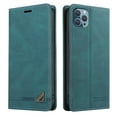 thumbnail image 1 of Wallet Case for iPhone 13 Pro, PU Leather Magnetic Closure Folio Flip Case with Kickstand Credit Card Holders Slots Shockproof TPU Inner Shell Phone Cover for iPhone 13 Pro (6.1inch),Blue, 1 of 12