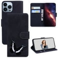 thumbnail image 1 of Wallet Case for iPhone 13 Pro, Shockproof TPU Inner Case with RFID Blocking Credit Card Holders, PU Leather Folding Book Flip Magnetic Phone Cover for iPhone 13 Pro - Black, 1 of 5