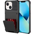 thumbnail image 1 of Wallet Case for iPhone 14 Plus Case with 4-Card Credit Card Holder Slot Shockproof Cover Hybrid Heavy Duty Protection Armor Phone Case Compatible with iPhone 14 Plus 5G 2022 -Grey, 1 of 12