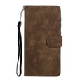 thumbnail image 1 of Wallet Case for iPhone 14 Pro with Card Slot Cash Holder Kickstand Magnetic Clasp Flip Folio Case, Skin-Friendly PU Leather Soft TPU Shockproof Drop Resistant Matte Plain Phone Cover,Brown, 1 of 8