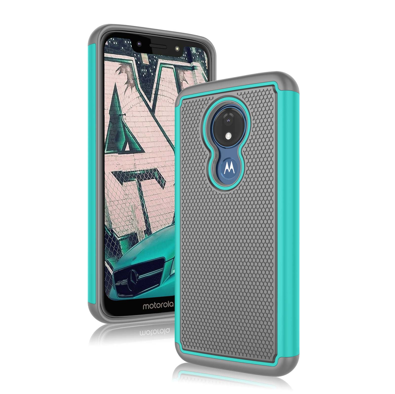 LEMAXELERS IPhone 15 Pro Max Hülle Flip Case Mit Mandala-Blumen-Prägung, Magnet & Ständer – Grau