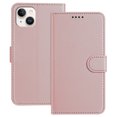 thumbnail image 1 of Wallet Case for iPhone 15 Phone Case with Card Holder, Magnetic PU Leather Stand Flip Folio Phone Cover for Women Men Girls Boys, Credit Card Slot Purse & Protective TPU Bumper, Rosegold, 1 of 6