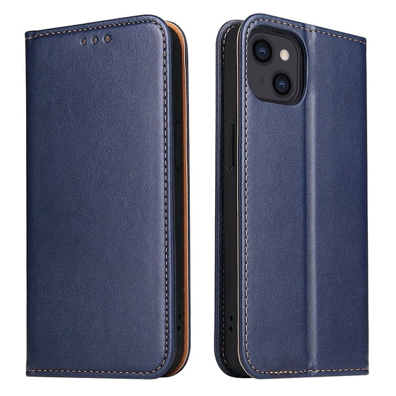Wallet Case For iPhone 15 Plus, Case Wallet-High Quality Leather Magnetic Closure Case-RFID Blocking Card Holders-Shockproof TPU Shell Folio Cover Women Men For iPhone 15 Plus, Blue