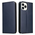 thumbnail image 1 of Wallet Case For iPhone 15 Pro Max, Luxury Premium Leather Flip Strong Magnetic Closure [Kickstand][RFID Blocking][Card Holder Slots] Retro Shockproof Phone Cover For iPhone 15 Pro Max, blue, 1 of 7