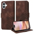 thumbnail image 1 of Wallet Case for iPhone 16 Case Premium Pattern PU Leather Flip Purse Cover with Card Holder Magnetic Closure Shockproof Protective Phone Case with Wrist Strap & Flip Kickstand, Coffee, 1 of 10