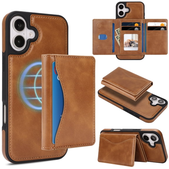 Wallet Case for Samsung Galaxy S24 FE Compatible with Mag-Safe for Men ...