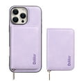 thumbnail image 1 of Wallet Case for iPhone 16 Plus Compatible with MagSafe for Men Women, Detachable Magnetic Flip Zipper Wallet with RFID Blocking Card Slots Shockproof Rugged Anti-fall Phone Case,Purple, 1 of 8