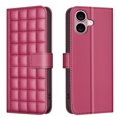 thumbnail image 1 of Wallet Case for iPhone 16 Plus with Wrist Strap & Shoulder Strap, Multiple Card Slots Folio Purse PU Leather Stand Full Body Protection Phone Case Cover for iPhone 16 Plus, Red, 1 of 7