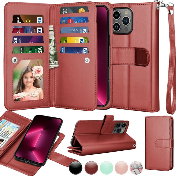 Wallet Case for iPhone 16 Pro Wallet Case 5G (2024), [9 Card