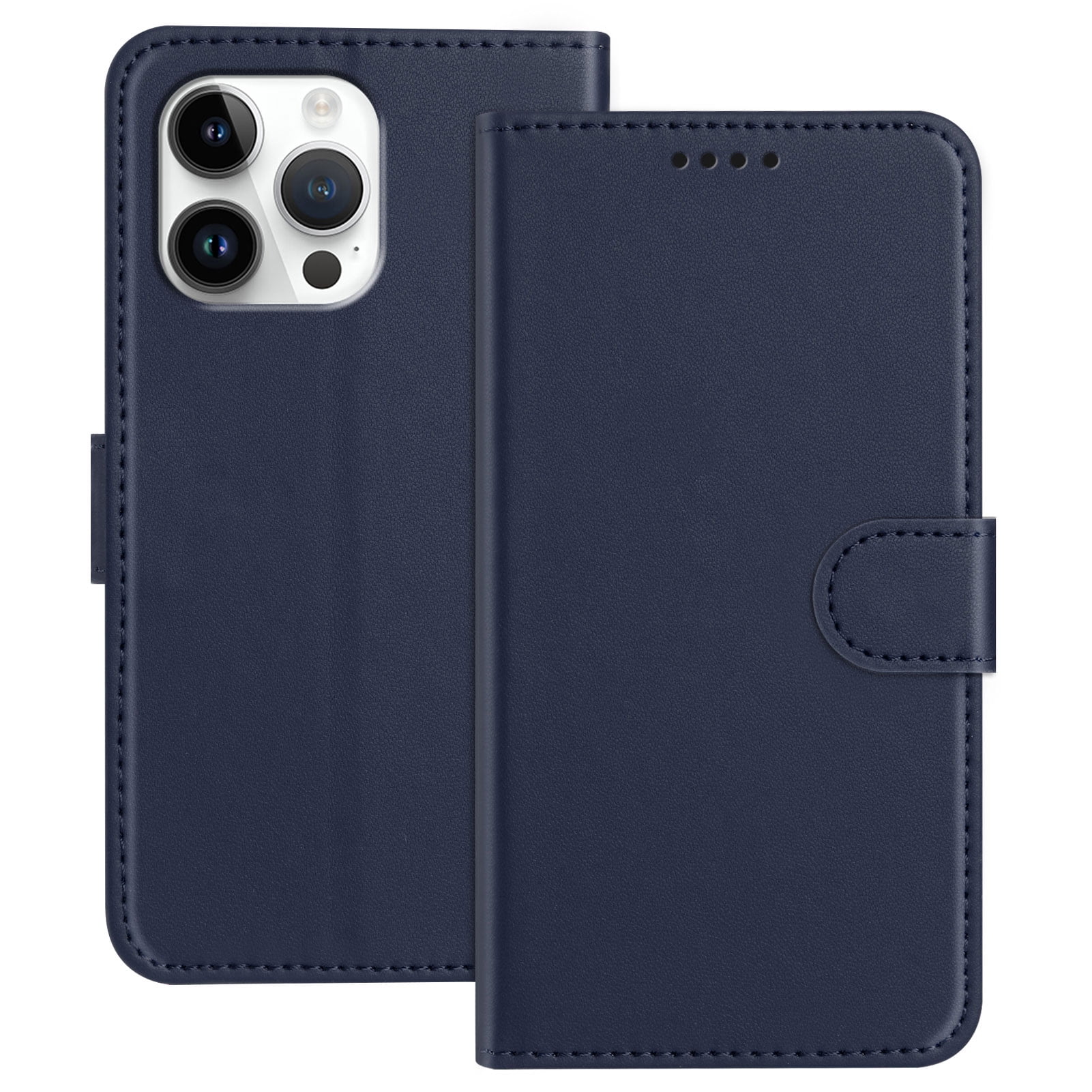 Custodia HAOYE Con Cover In Pelle Per Ulefone Note 16 Pro – Portafoglio Con Slot Carte E Funzione Stand Magnetico – Blu - 5